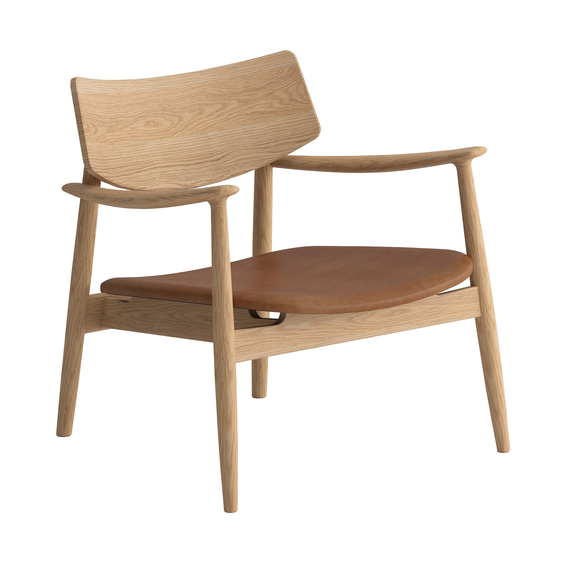 Vedersø Loungesessel – Ledersitz